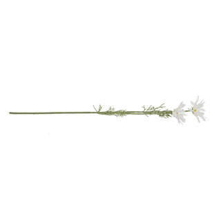 Kunstbloem madeliefje witte zijde 56 cm