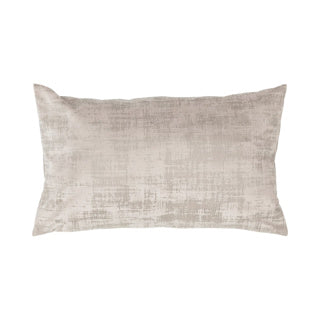 Vintage fluwelen kussen beige 30x50 cm