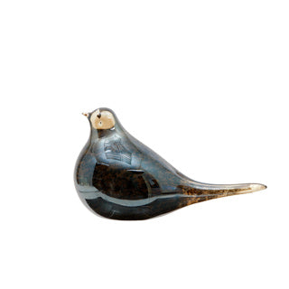 Sculptuur blend oker glas 9,5x5,5x6cm