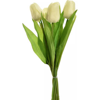 Tulpboeket 7 stuks 36 cm crème