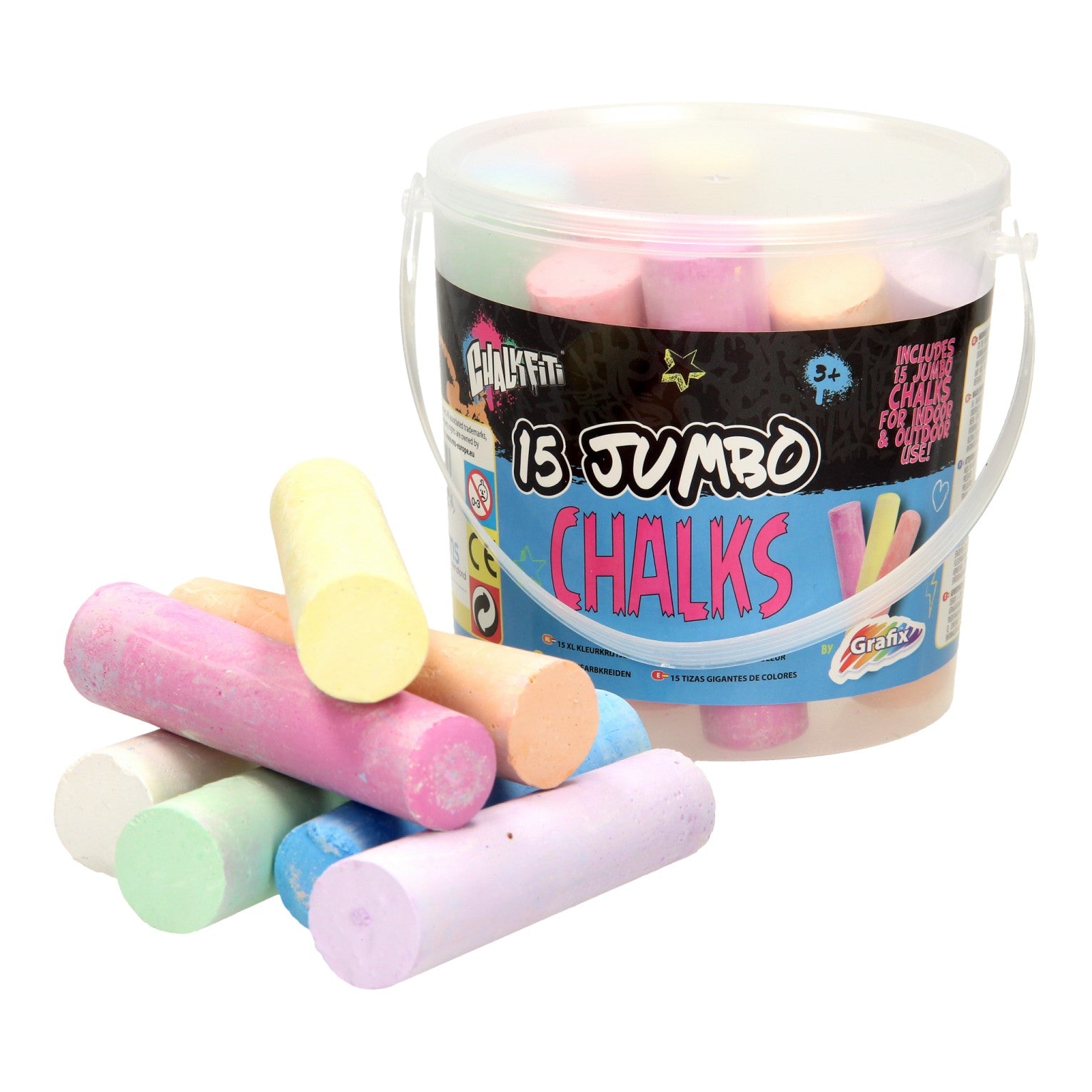 Jumbo Stoepkrijt in Emmer, 15e.