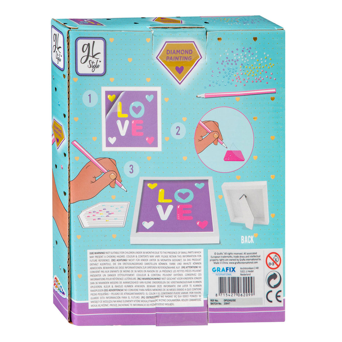 Knutselset Diamond Painting ' LOVE '