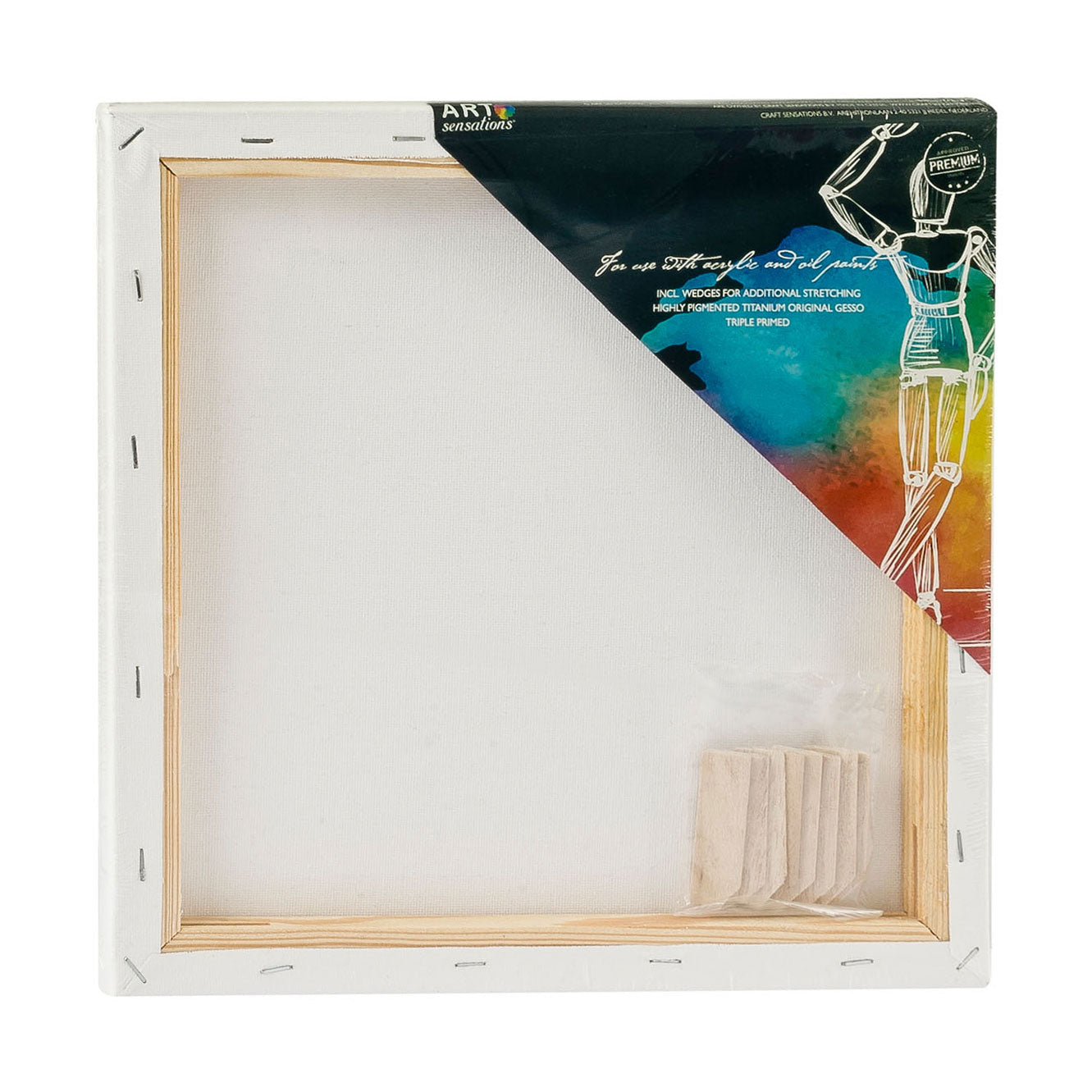 Creatieve knutselgroep nassau canvasdoek 30x30 cm