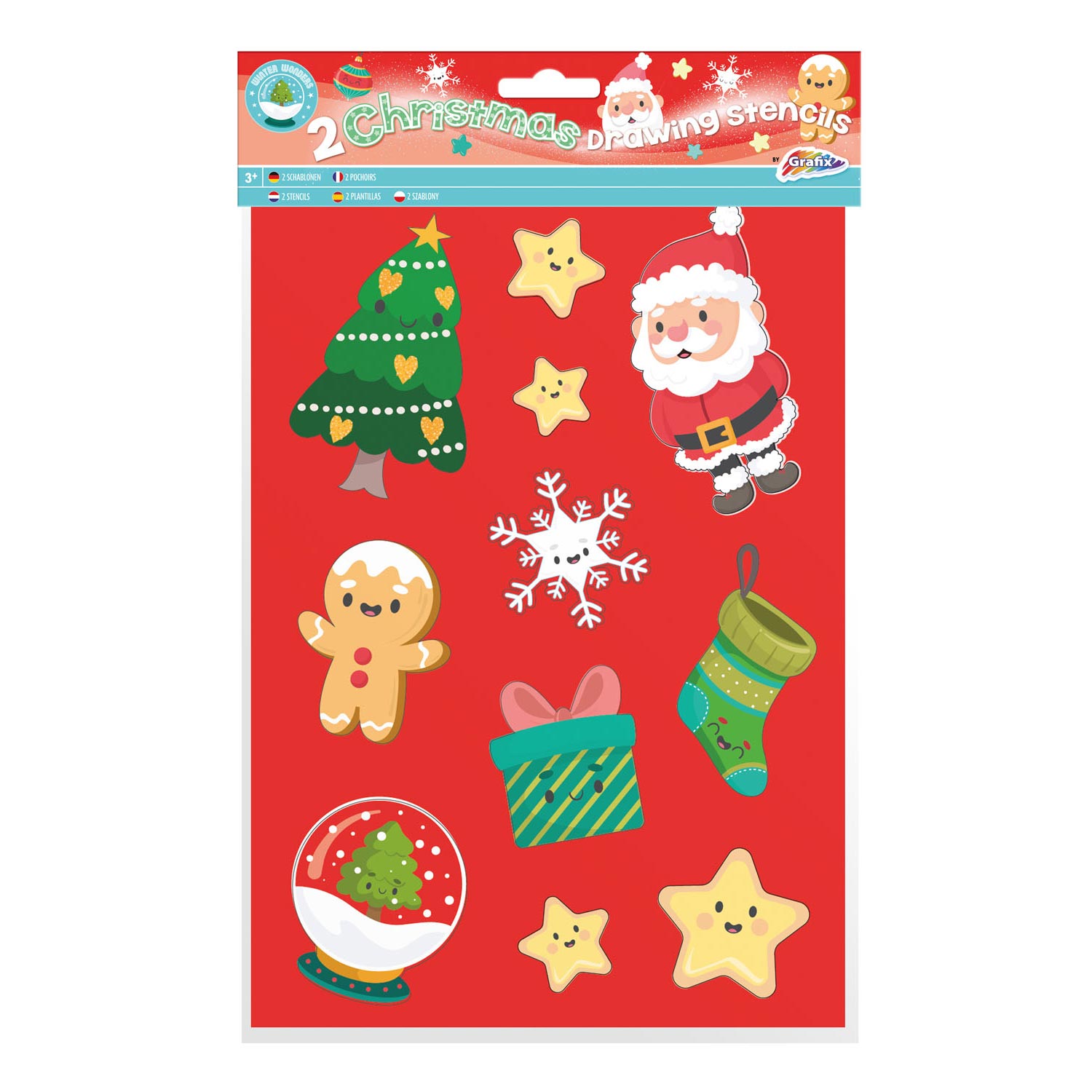 Tekensjablonen Kerst, 2e