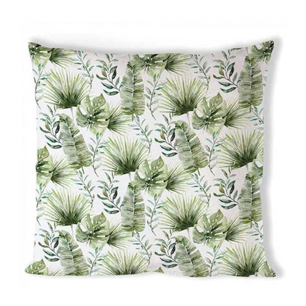 Ambiente kussenhoes 40x40cm jungle leaves white