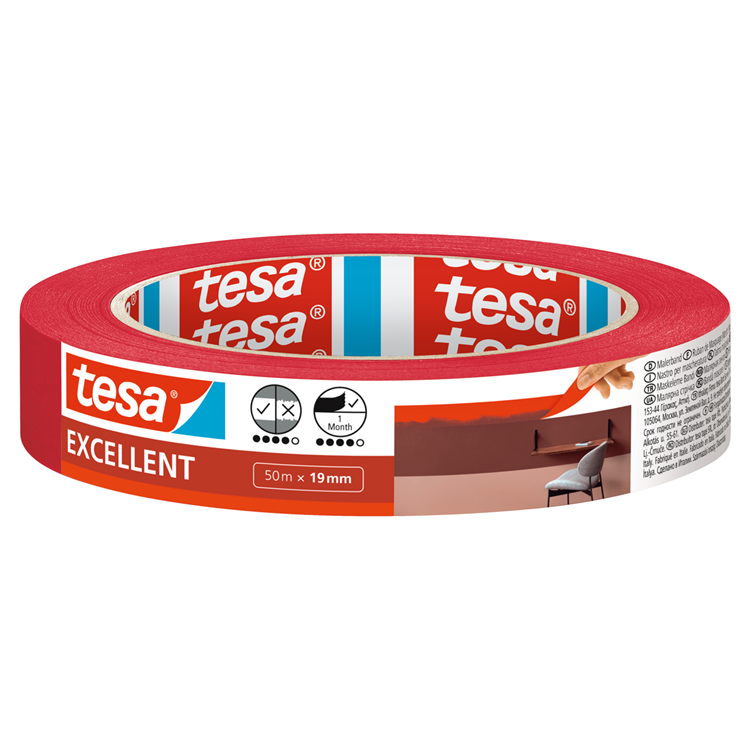 Tesa 1067554 - schilderstape excellent 50 meter 19 mm | 16 stuks
