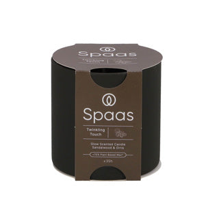 Spaas glow geurkaars 35u - fonkelende aanraking