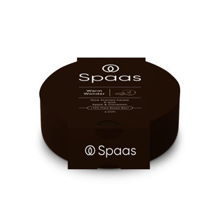 Spaas glow geurkaars 4-wiek 20u - warm wonder | 2 stuks