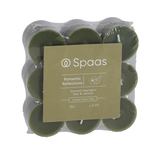 Spaas geurende clearlights blokverpakking x18 4,5u - romantische reflecties