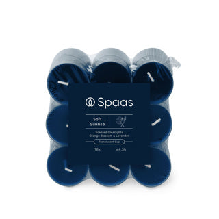 Spaas geurende clearlights blokverpakking x18 4,5u - zachte zonsopgang