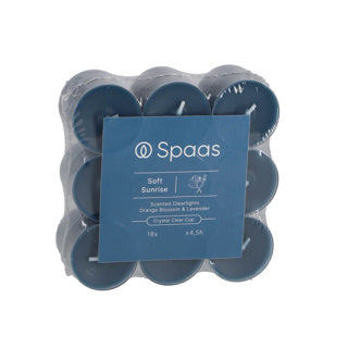 Spaas geurende clearlights blokverpakking x18 4,5u - zachte zonsopgang
