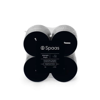 Spaas maxi geurtheelichten blokverpakking x8 10u - middernachtmagie