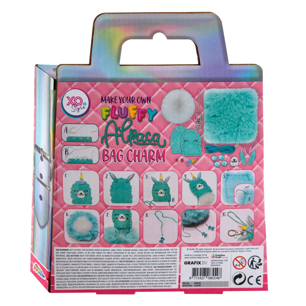 Grafix maak je eigen pluizige hanger - alpaca