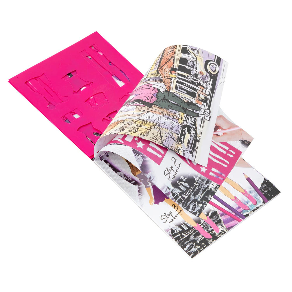 Grafix modeontwerp stickerboek + sjablonen