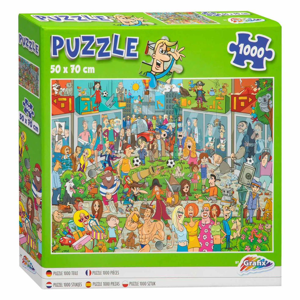 Legpuzzel Stripwinkelcentrum, 1000st.