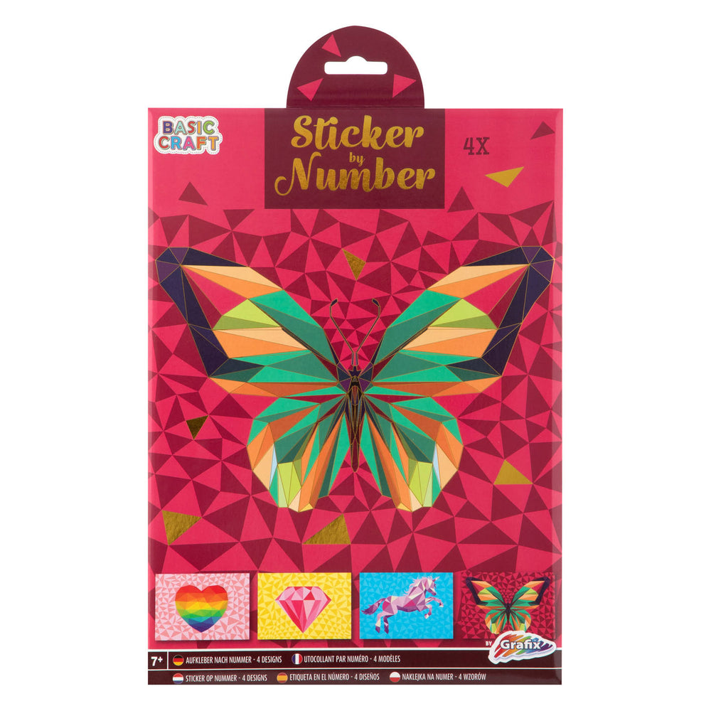 Stickers op Nummer - Leeuw