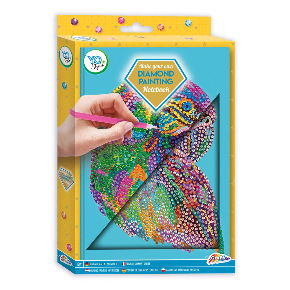 Maak je eigen Diamond Painting Notitieboekje Blauw