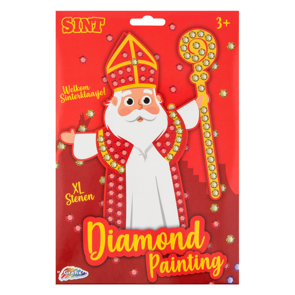 Grafix sinterklaas mozaiek diamant schilderij - xl stenen