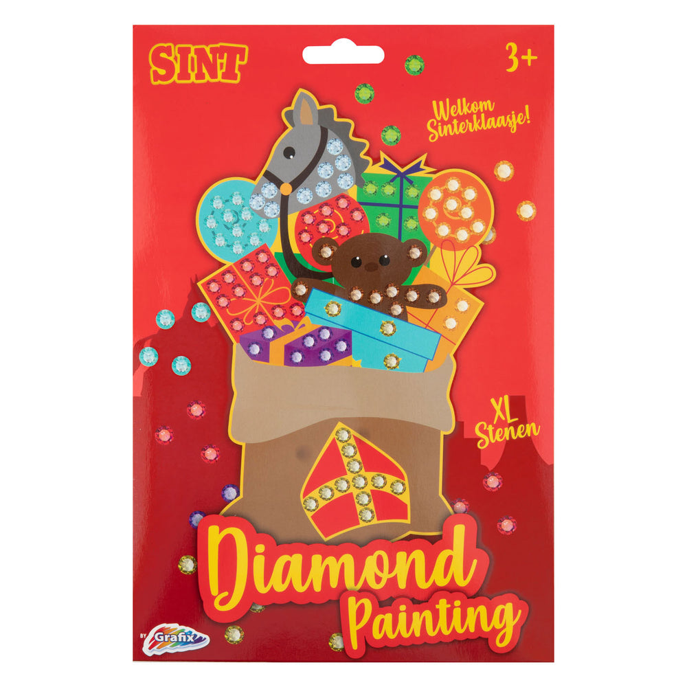Grafix sinterklaas mozaiek diamant schilderij - xl stenen