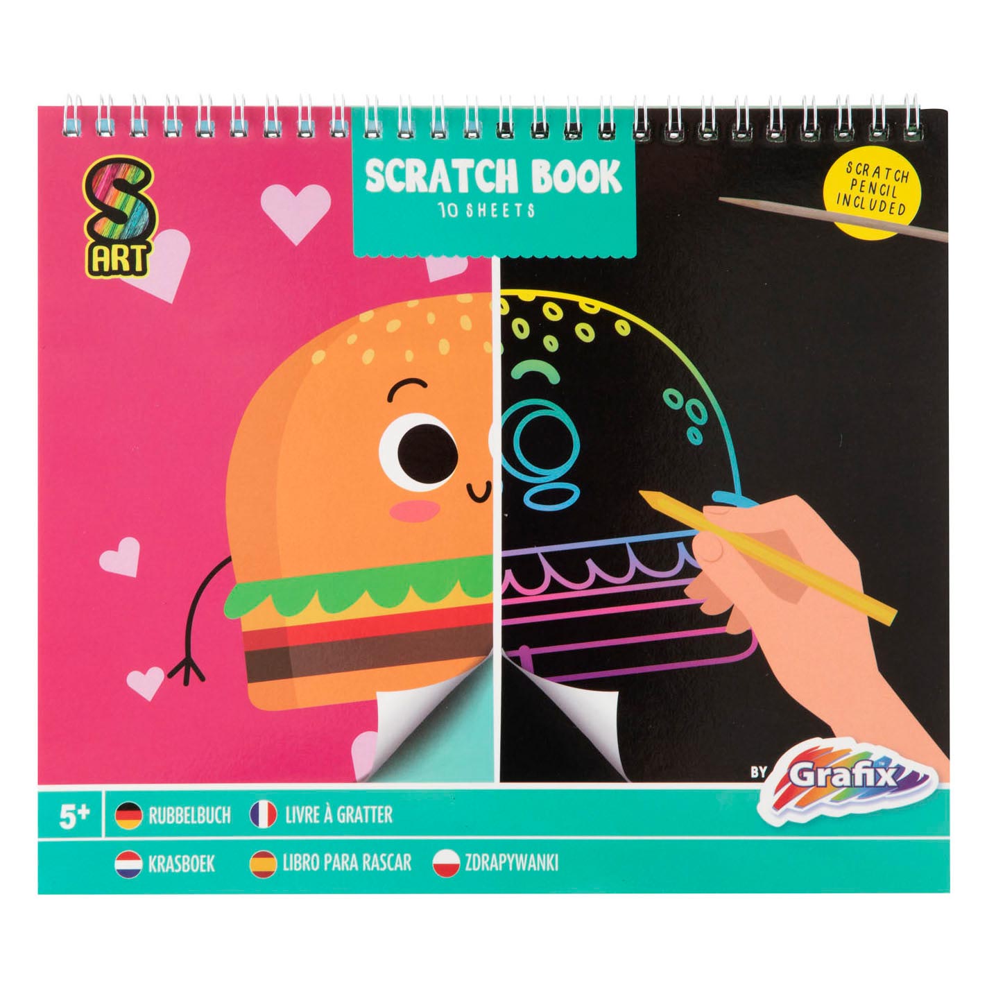 Krasboek monstertje, 10 vellen