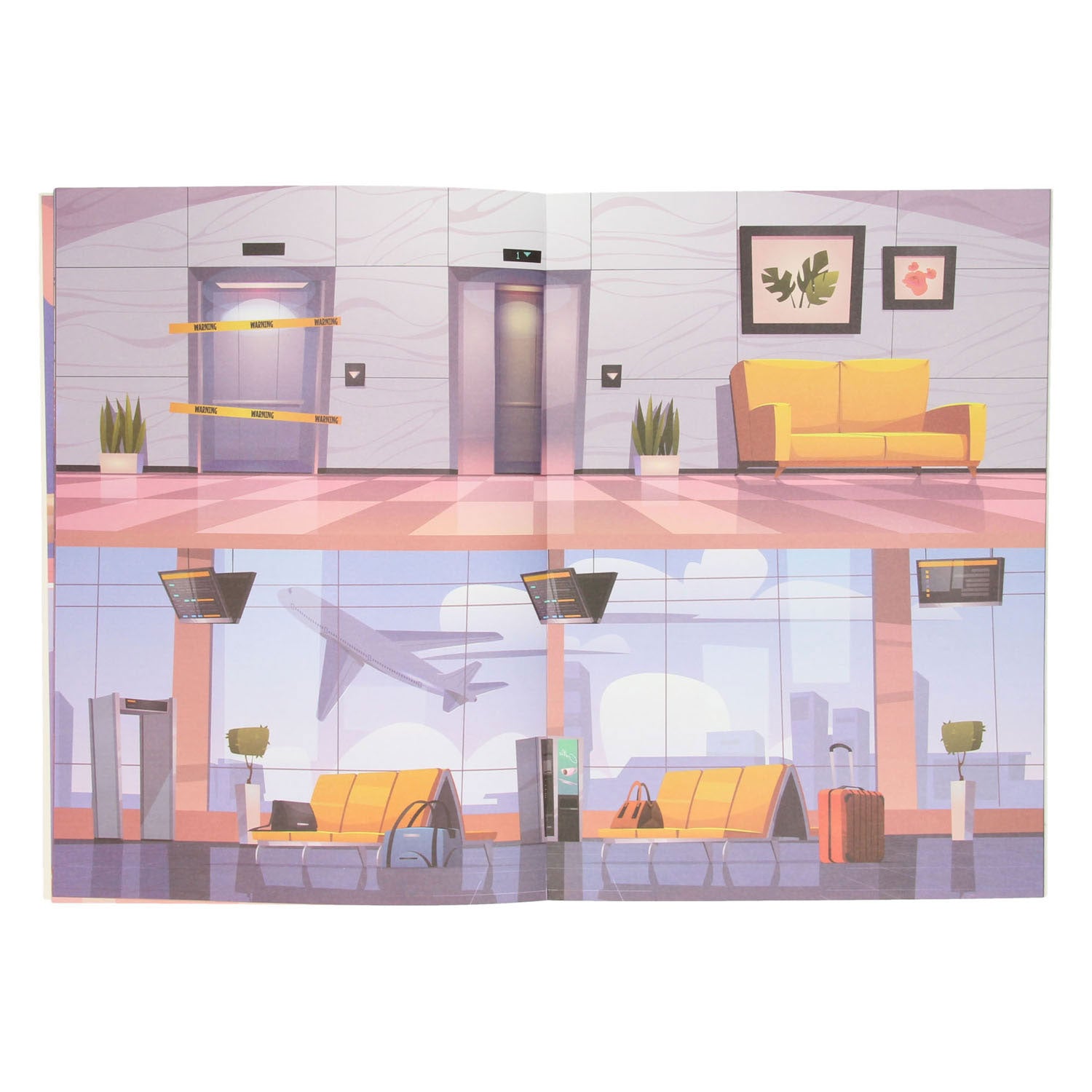 Creatieve knutselgroep beste vriendinnen aankleden stickerboek