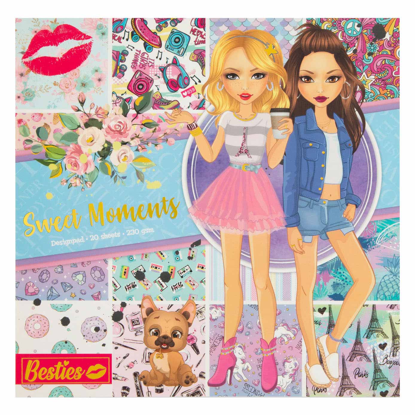 Besties Design Blok Sweet Moments, 20 stuks