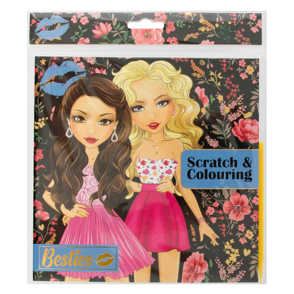 Grafix besties kras en kleurboek 12 blz