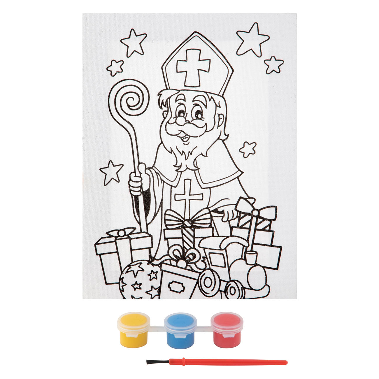 Grafix canvas schilderij sinterklaas