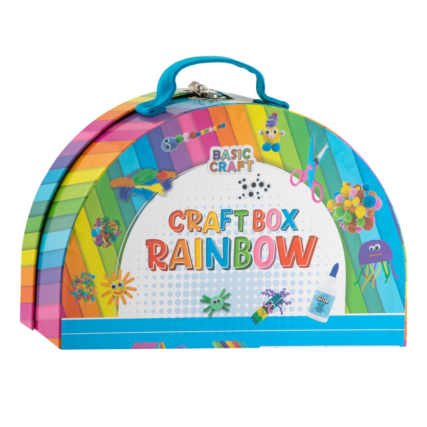 Creatieve knutselgroep knutselbox regenboog