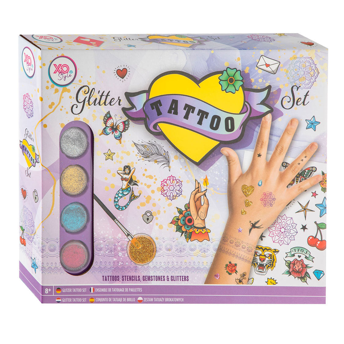 Glittertattooset, 19dlg.