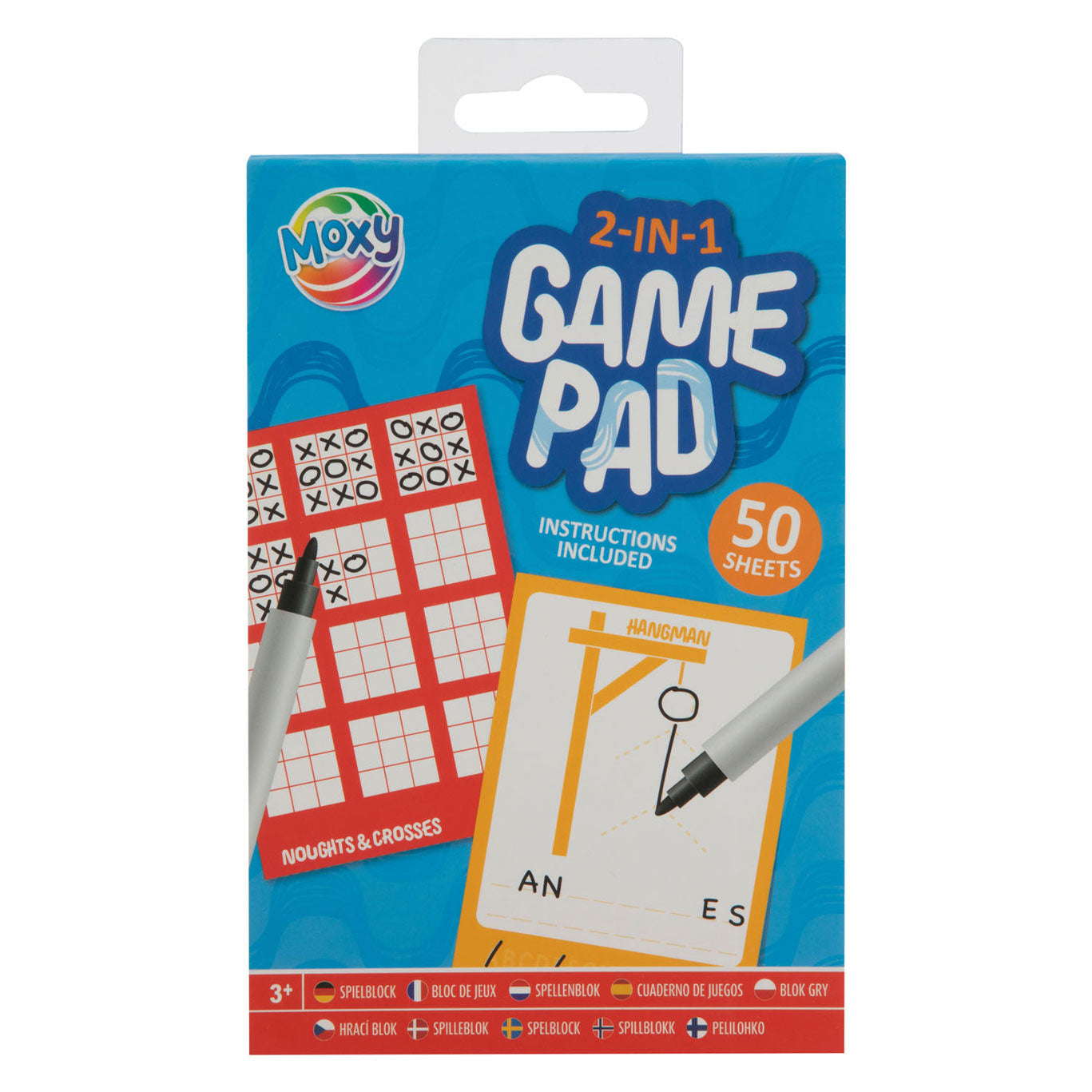 Creatieve knutselgroep spellenblok 2in1 a6, 50 afgesloten