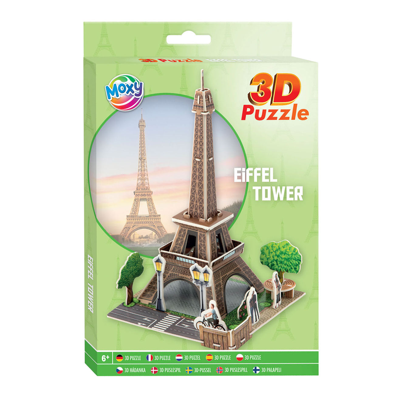 Creatieve ambachtelijke groep 3D-schuimpuzzel Eiffeltoren