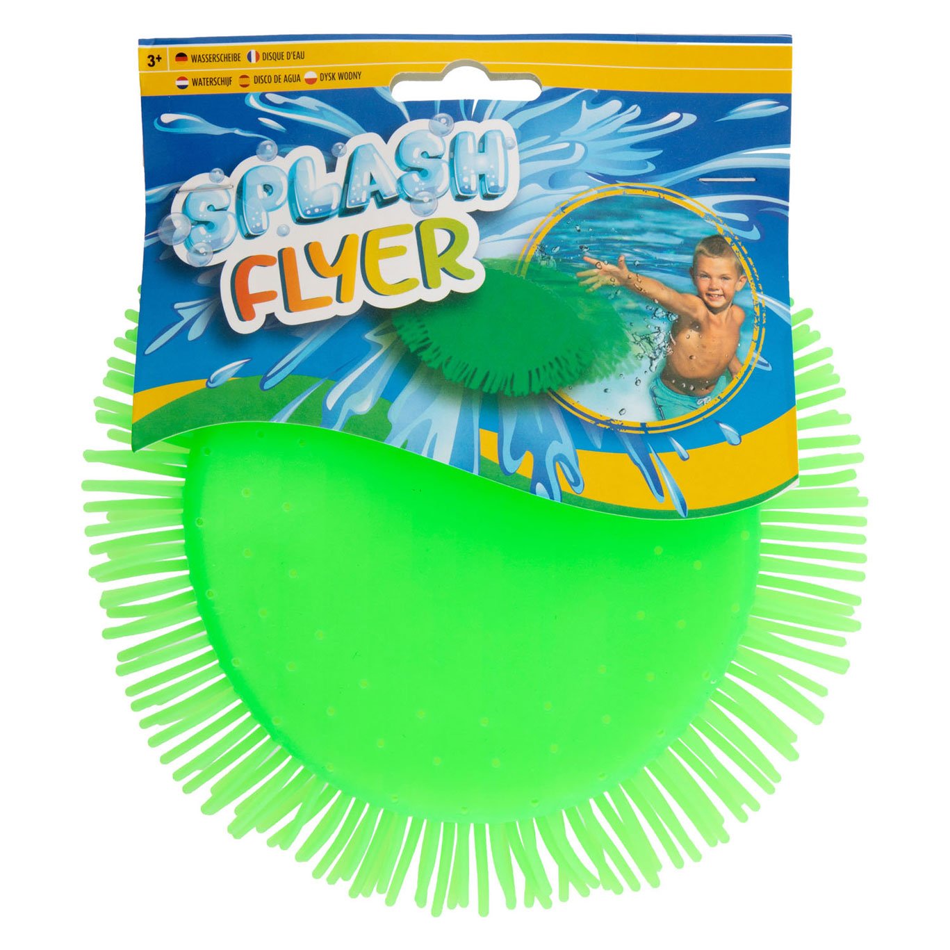 Creatieve knutselgroep splash flyer frisbee, 17cm