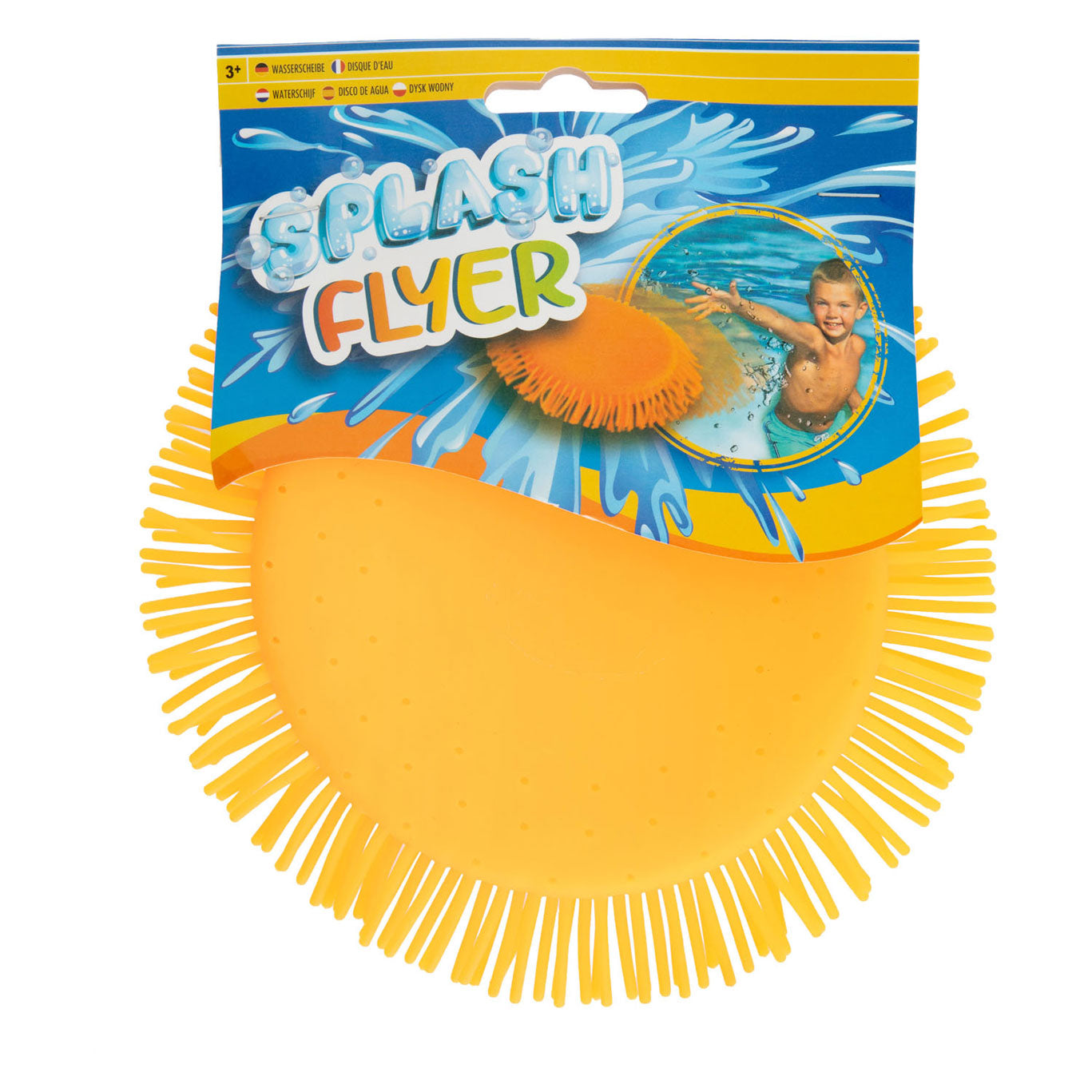 Creatieve knutselgroep splash flyer frisbee, 17cm