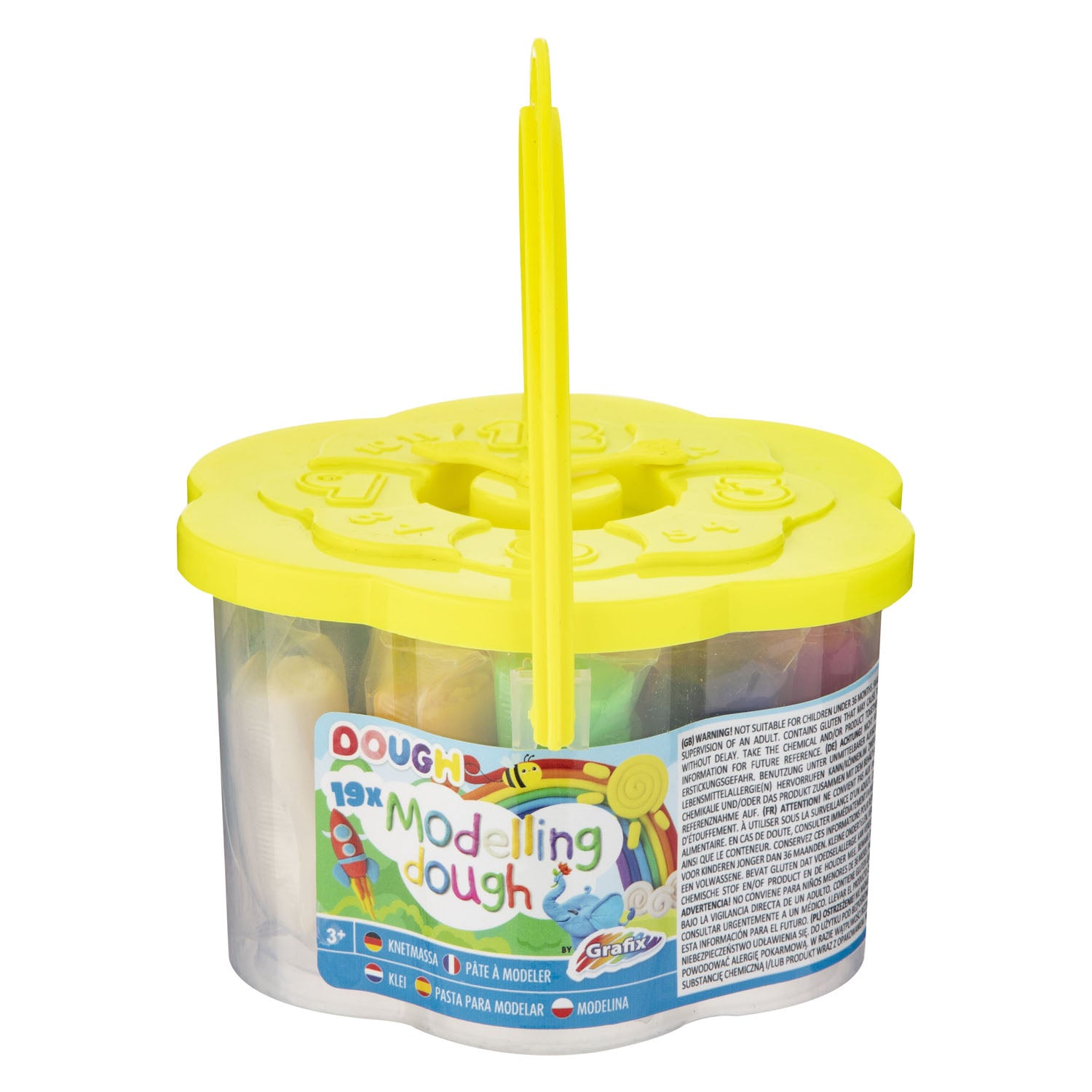 Creatieve ambachtsgroep kleiset in koffertje, 19dlg.