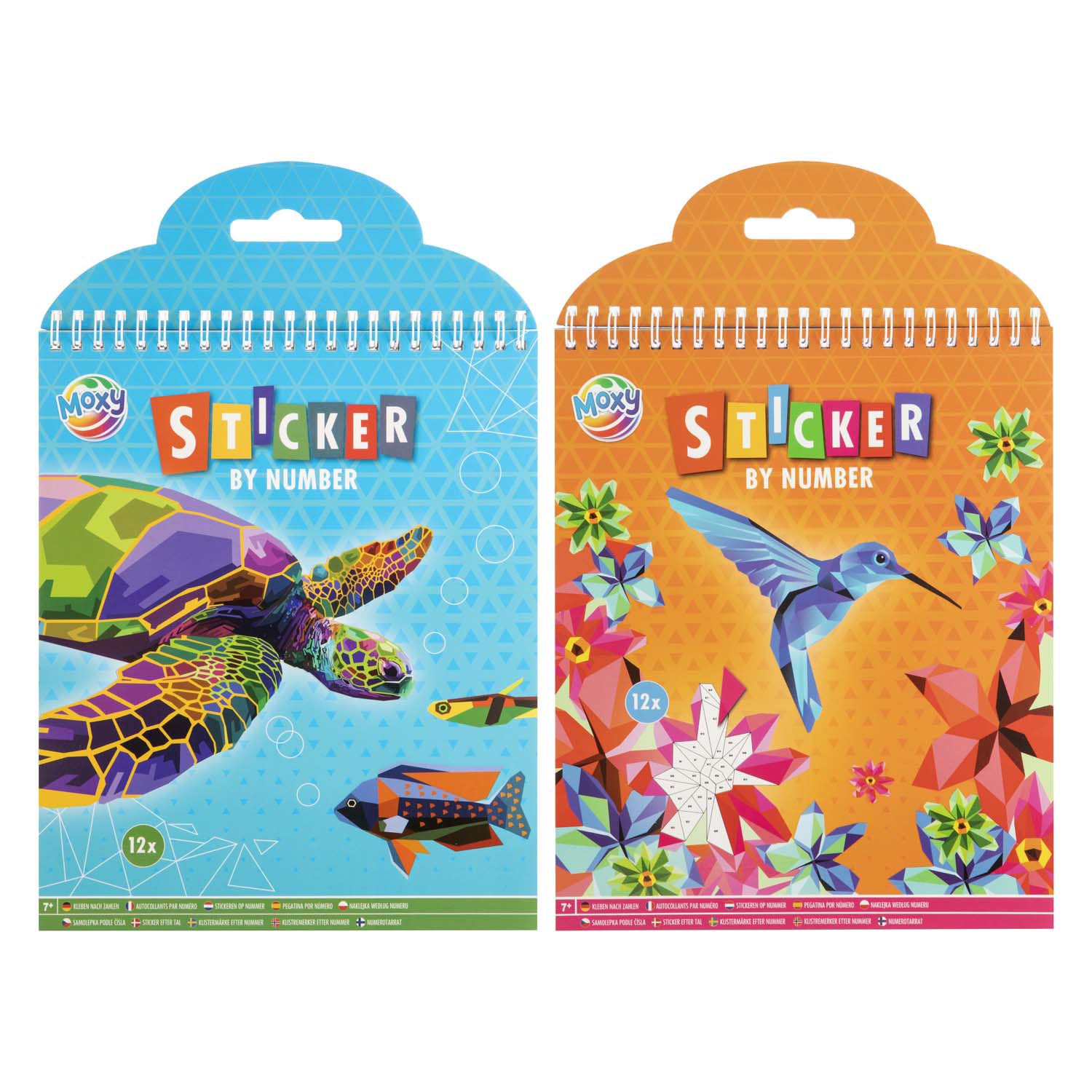 Creatieve knutselgroep stickers op aantal dieren