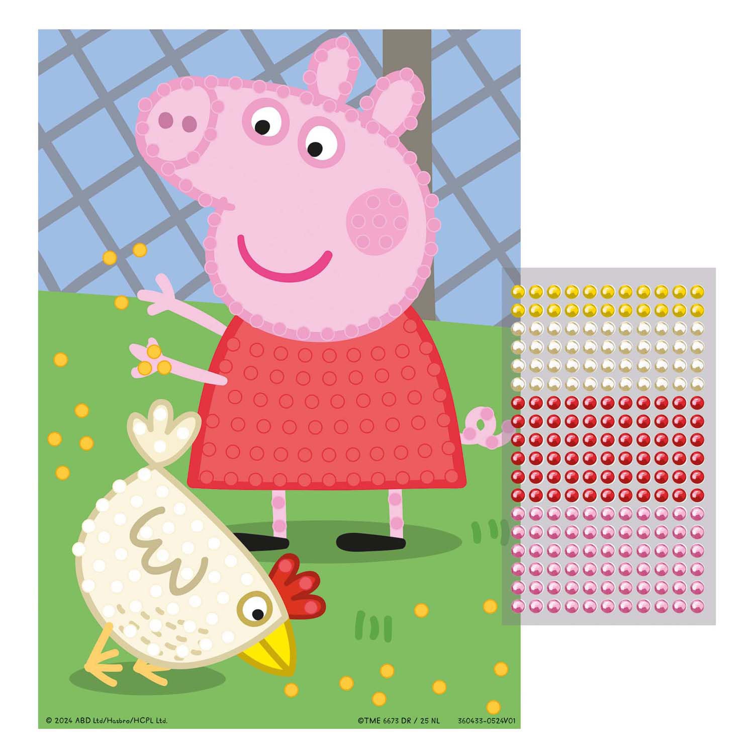 Creatieve knutselgroep kralenkunst knutselen peppa pig