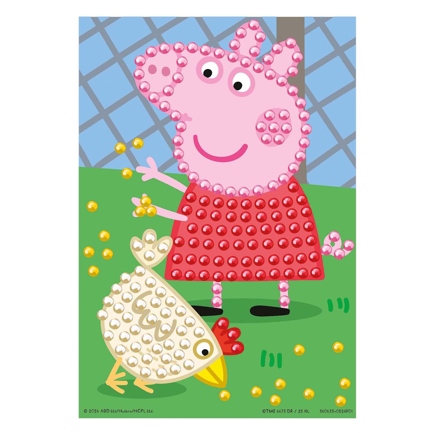 Creatieve knutselgroep kralenkunst knutselen peppa pig