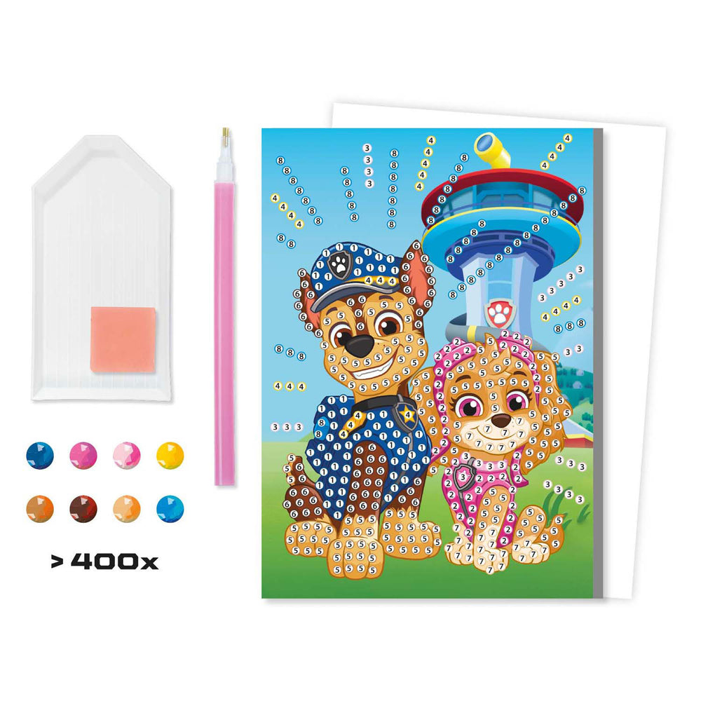 Moxy paw patrol diamond painting kaart