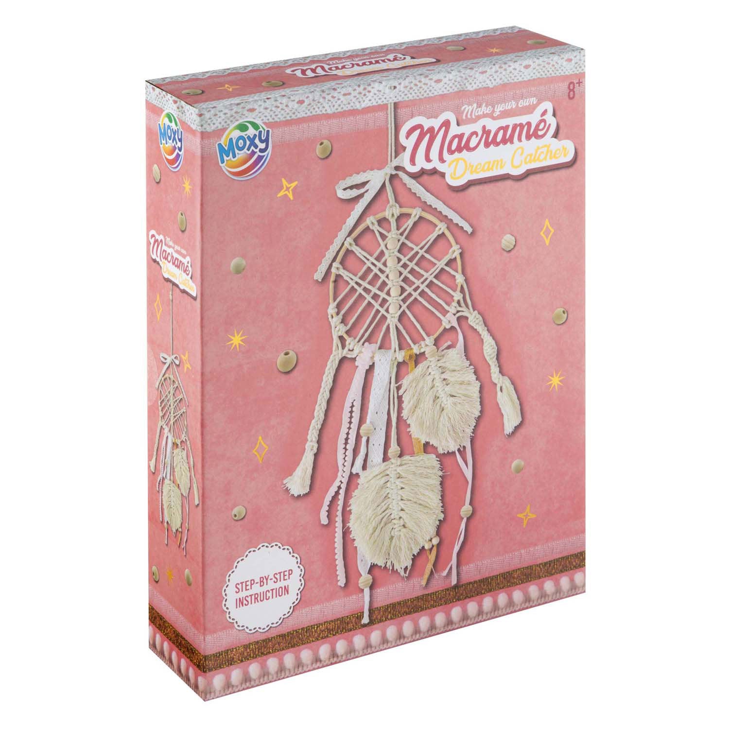 Creatieve ambachtsgroep maak je eigen macrame dromenvanger