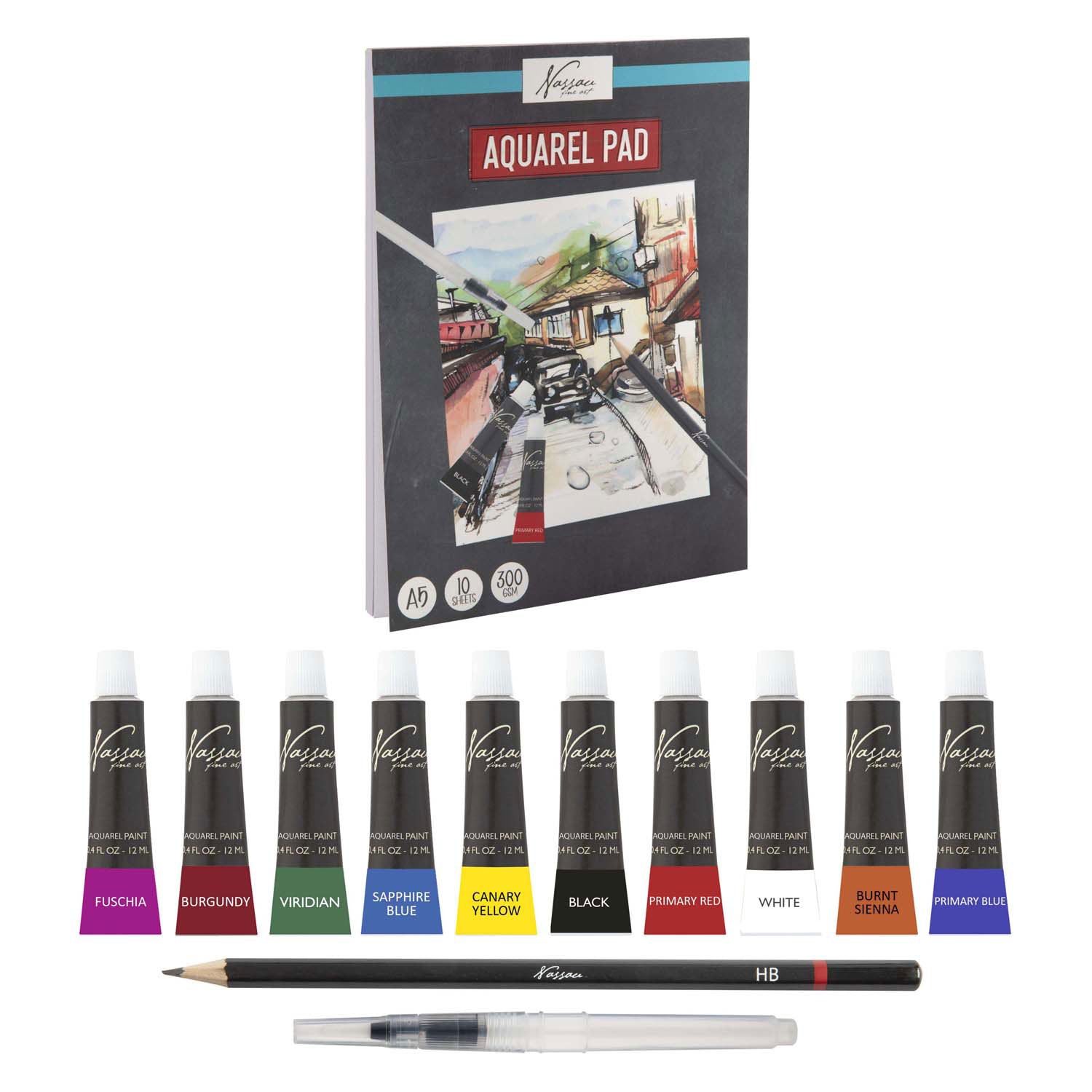 Creative craft group aquarelverf doos, 13dlg.