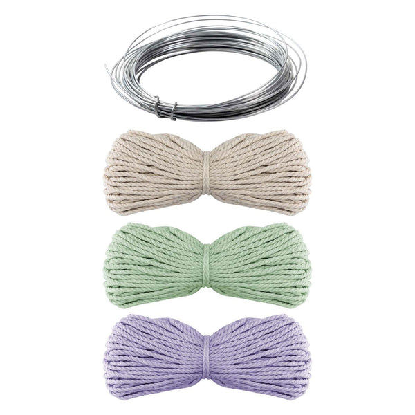Creative craft group macrame flessen decoreren met bloemen
