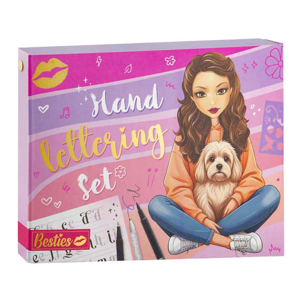 Creative craft group besties handlettering set incl. boek - 32 pagina's