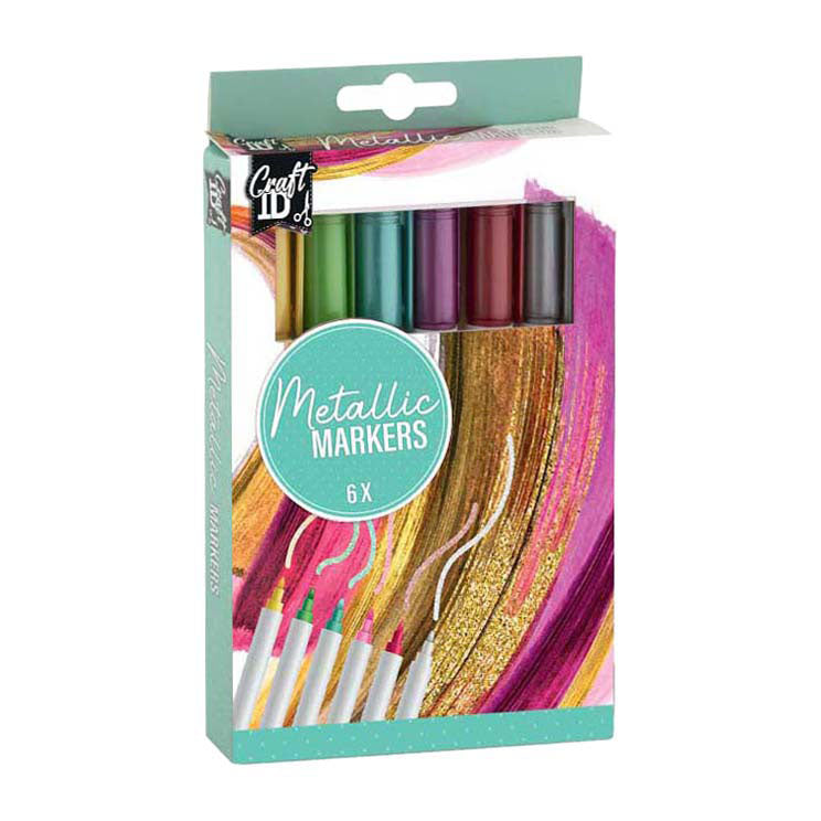Craft id metallic markers - 6st.