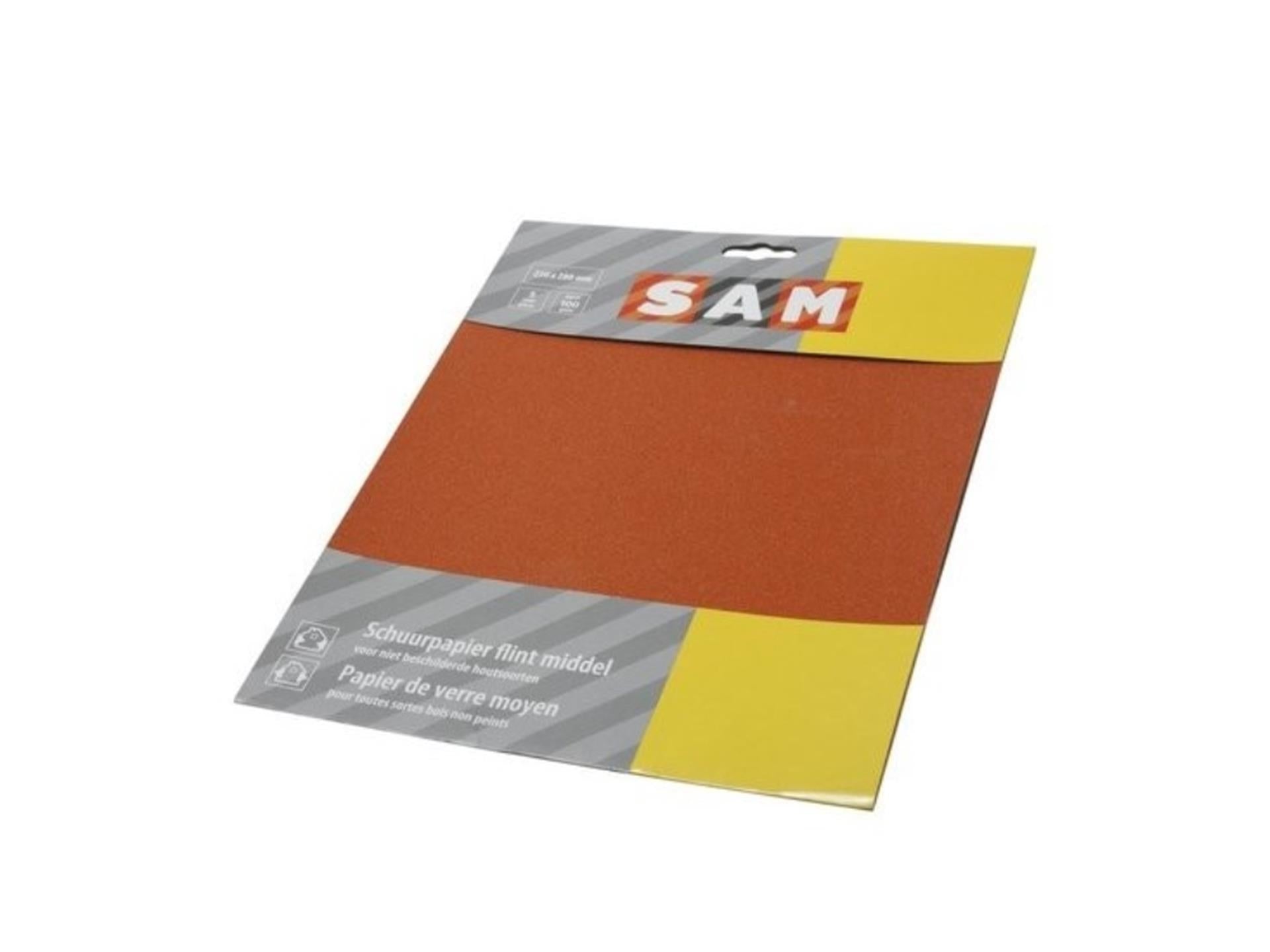 Sam schuurpapier droog middel 5 vellen