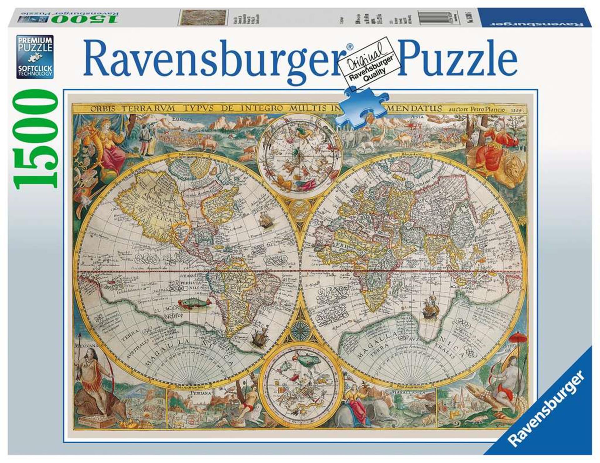 Ravensburger historische kaart 1500pcs