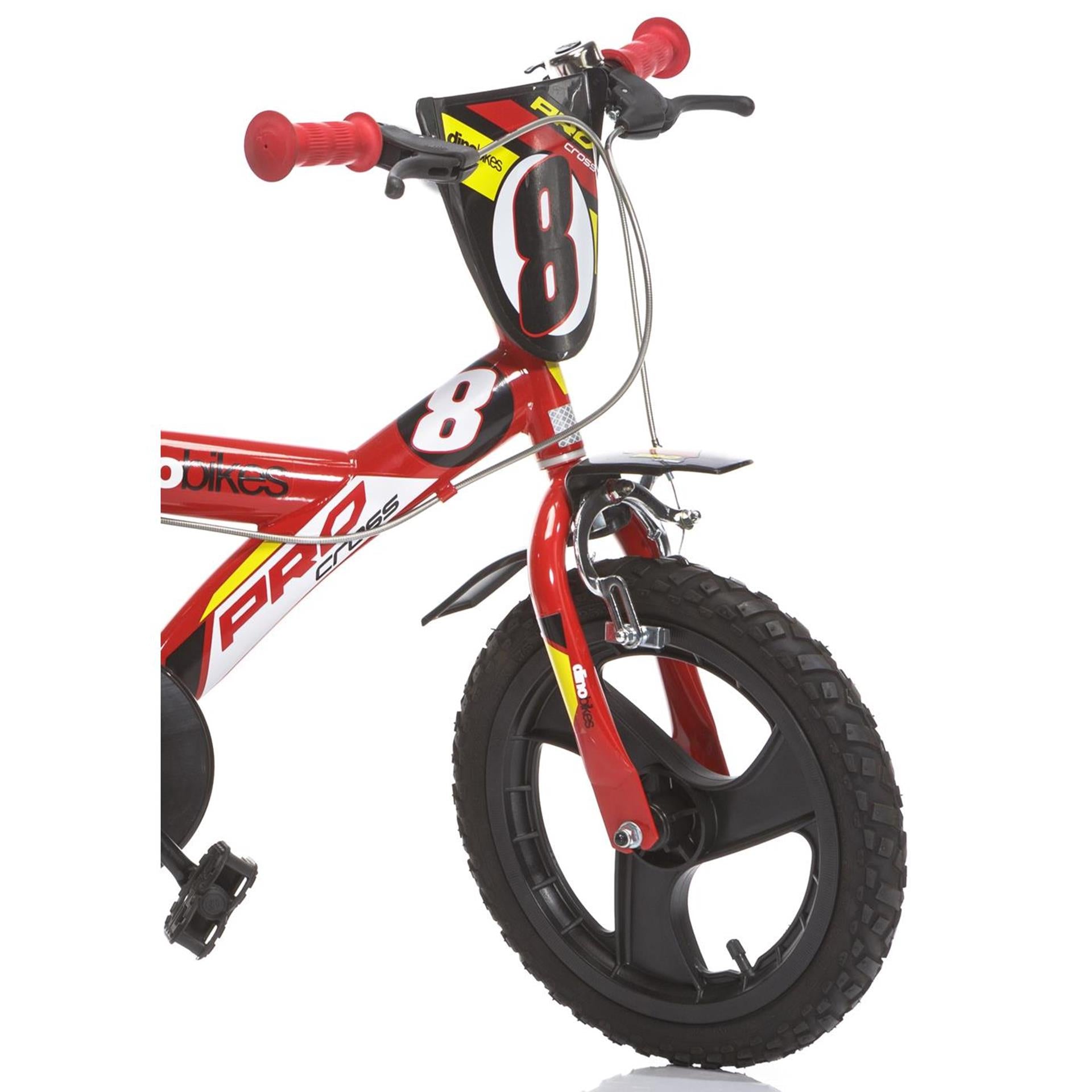 Dino bikes dino jongensfiets pro cross 16 inch rood