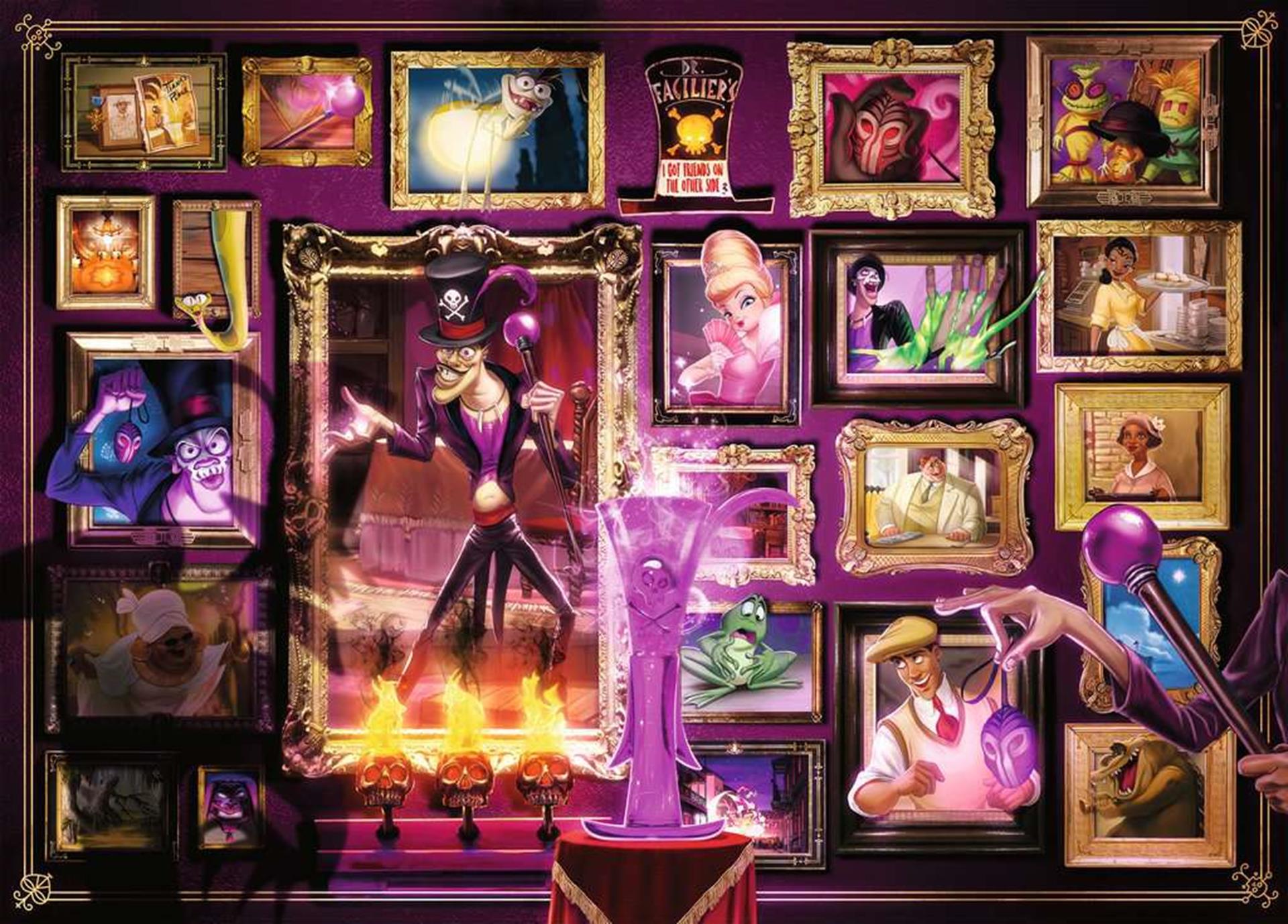 Ravensburger puzzel villainous: dr. facilier 1000 stukjes