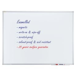 Magnetisch whiteboard franken x-traline sc3203 geëmailleerd 120x90cm wit