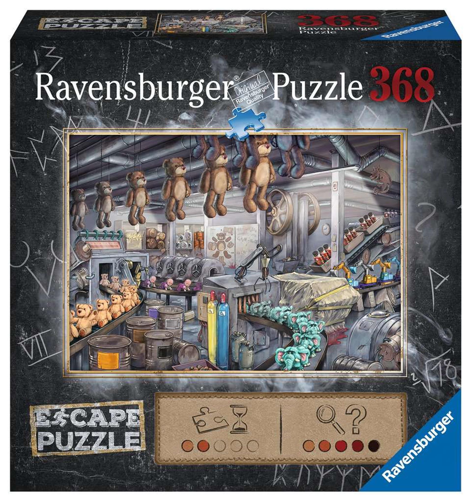 Ravensburger Escape Room Puzzel - Speelgoedfabriek, 368st.